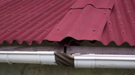 Onduline roofing and gutter system, South Africa