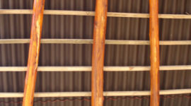 Onduline roofing internal view, eastern cape, south africa