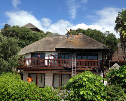 Original thatched roof before the conversion to onduvilla