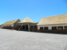 Goegap thatching project - conference centre thatched roofs