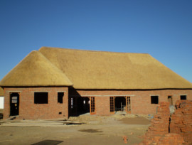 Thatched Lodge, Queen Nonesi thatching project